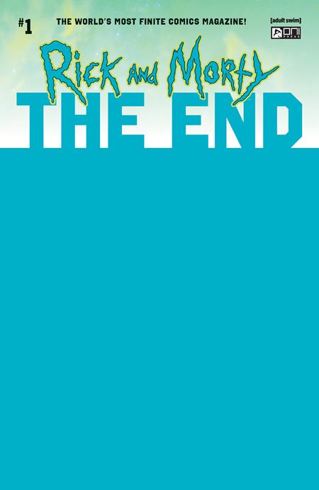 RICK AND MORTY THE END #1 CVR D BLUE SKETCH VAR ISBN: 64985600882400141 - Release Date: 12/3/25