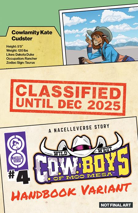 WILD WEST COW-BOYS OF MOO MESA #4 (OF 4) CVR C AJ JOTHIKUMAR HANDBOOK VAR ISBN: 64985600851000431 - Release Date: 12/31/25