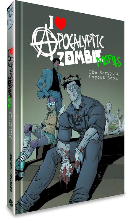 I LOVE APOCALYPTIC ZOMBIE MISFITS HC SCRIPTS & LAYOUTS EDITION ISBN: 979895157721453999 - FOC DATE: 10/25/26  - Release Date: 12/16/26