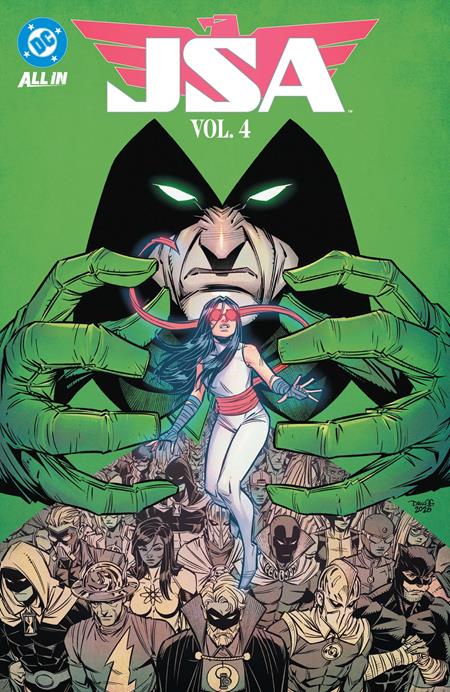 JSA (2024) HC VOL 04 THE SEARCH FOR THE SPECTRE ISBN: 978179950998152499 - FOC DATE: 11/15/26  - Release Date: 2/23/27