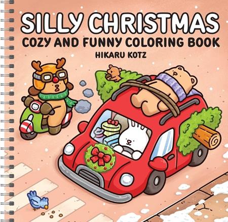 SILLY CHRISTMAS COZY AND FUNNY COLORING BOOK FOR ADULTS AND TEENS TP ISBN: 978006359223051199 - FOC DATE: 11/1/26  - Release Date: 12/2/26