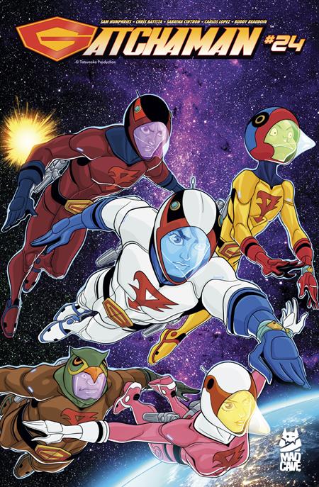 GATCHAMAN #24 CVR A CHRIS BATISTA SABRINA CINTRON TOM CHU ISBN: 60194704601602411 - FOC DATE: 11/29/26  - Release Date: 12/23/26