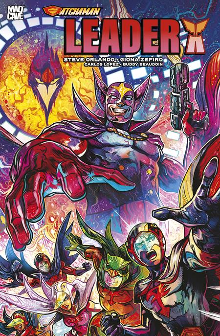 GATCHAMAN LEADER X (ONE-SHOT) CVR A VINCENZO RICCARDI ISBN: 60396240465901011 - FOC DATE: 11/29/26  - Release Date: 12/23/26