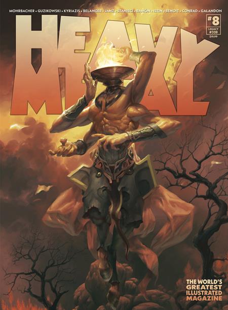 HEAVY METAL MAGAZINE #8 CVR A PETER MOHRBACHER (MR) ISBN: 85007130300100811 - FOC DATE: 11/15/26  - Release Date: 12/16/26
