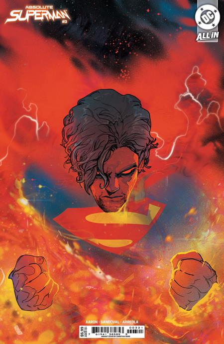 ABSOLUTE SUPERMAN #3 CVR C CHRISTIAN WARD CARD STOCK VAR  - Release Date:  1/1/25