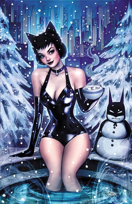 CATWOMAN #72 CVR D NATHAN SZERDY SWEATER WEATHER CARD STOCK VAR  - Release Date:  1/15/25