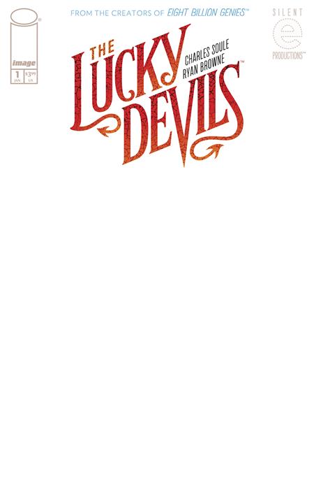 LUCKY DEVILS #1 (OF 9) CVR C BLANK SKETCH VAR (MR)  - Release Date:  1/8/25