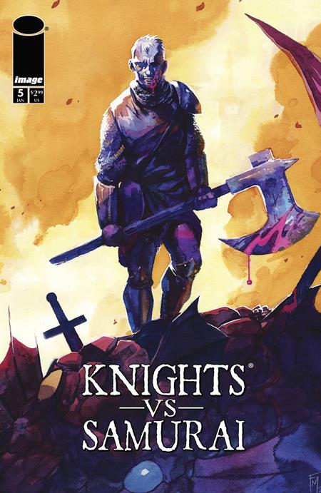 KNIGHTS VS SAMURAI #5 CVR B FEDE MELE VAR  - Release Date:  1/29/25