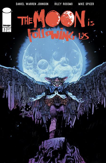 THE MOON IS FOLLOWING US #5 (OF 10) CVR B DANIEL WARREN JOHNSON & MIKE SPICER VAR  - Release Date:  1/15/25