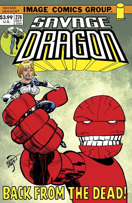 SAVAGE DRAGON #274 CVR B ERIK LARSEN 70S TRADE DRESS VAR (MR) (RES)  - Release Date:  1/1/25