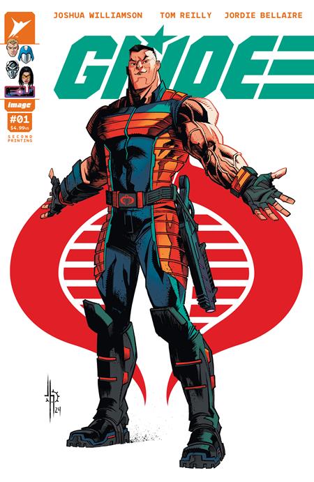 GI JOE #1 Second Printing Cvr B Jason Howard Cobra Var  - Release Date:  12/18/24