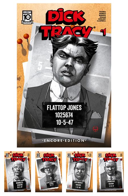 DICK TRACY #1-5 DAVE JOHNSON ENCORE EDITION SET (NET)  - Release Date:  1/15/25