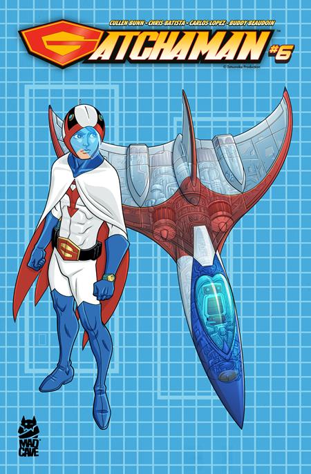 GATCHAMAN #6 CVR B CHRIS BATISTA BLUEPRINT KEN AND G-1 VAR  - Release Date:  1/15/25