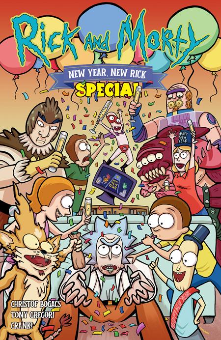 RICK AND MORTY NEW YEAR NEW RICK SPECIAL #1 (ONE SHOT) CVR A TONY GREGORI  - Release Date:  1/1/25
