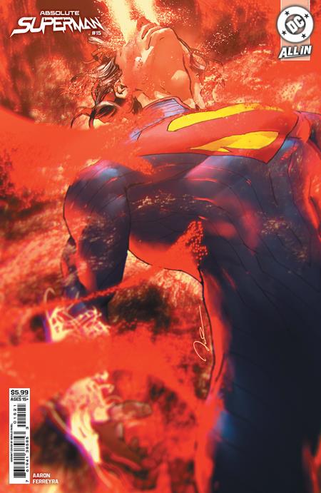 ABSOLUTE SUPERMAN #15 CVR B GERALD PAREL CARD STOCK VAR ISBN: 76194138585301521 - Release Date: 1/7/26