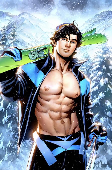 NIGHTWING #134 CVR E TRAVIS MOORE SWEATER WEATHER CARD STOCK VAR ISBN: 76194134174313441 - Release Date: 1/21/26