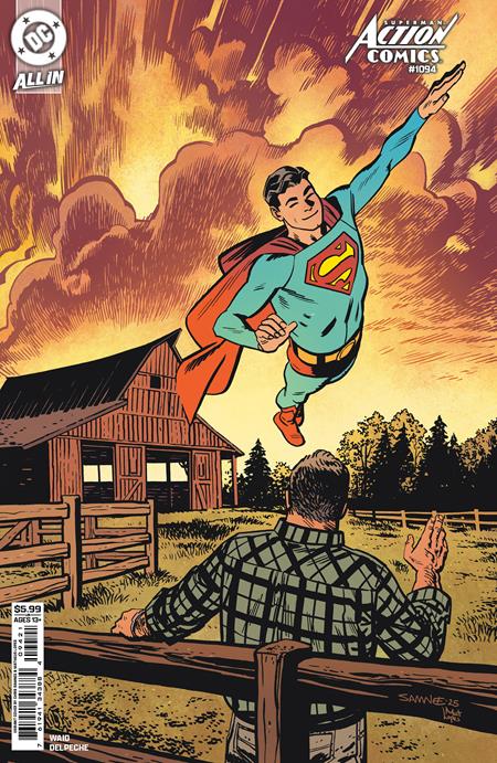 ACTION COMICS #1094 CVR B CHRIS SAMNEE CARD STOCK VAR ISBN: 76194134388409421 - Release Date: 1/14/26