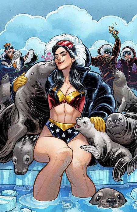 WONDER WOMAN #29 CVR E ELIZABETH TORQUE SWEATER WEATHER CARD STOCK VAR ISBN: 76194138162602951 - Release Date: 1/21/26
