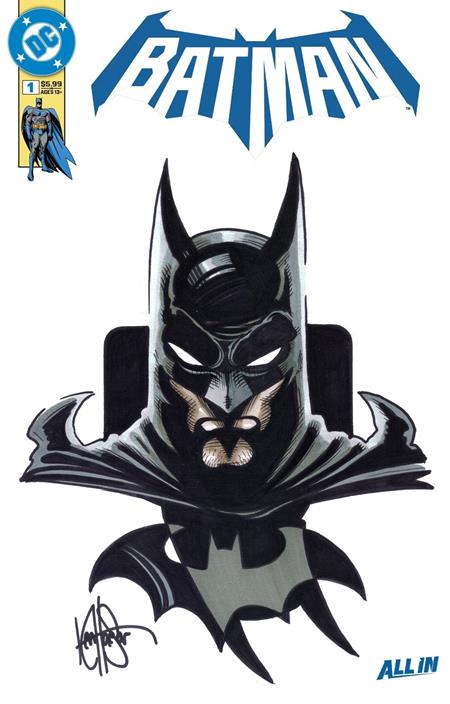 DF BATMAN #1 BLANK VARIANT WITH A SKETCH BY KEN HAESER Allocations May Occur ISBN: 72513036264300111 - Release Date: 1/28/26