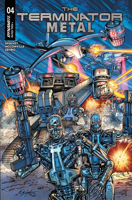 TERMINATOR METAL #4 CVR B BOB LAYTON VAR ISBN: 72513035989604021 - Release Date: 1/28/26