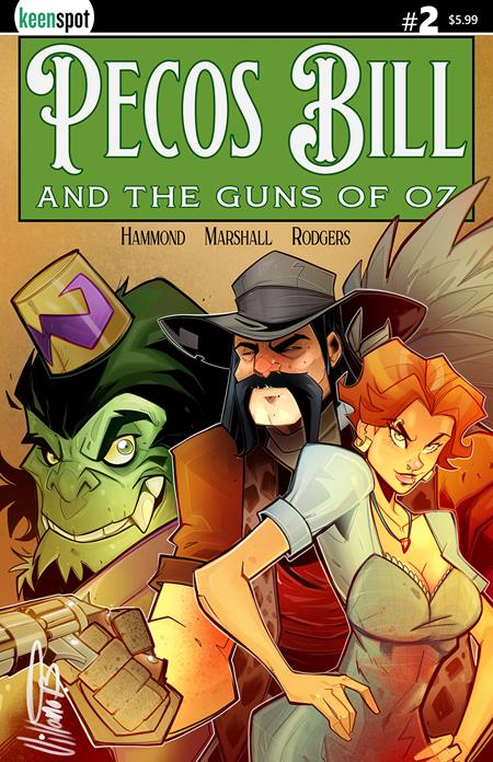 PECOS BILL & THE GUNS OF OZ #2 CVR B VILLANO VAR (MR) ISBN: 60283502317100221 - Release Date: 1/21/26