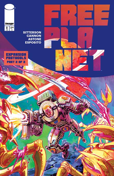 FREE PLANET #8 CVR A JED DOUGHERTY ISBN: 70985304314000811 - Release Date: 1/14/26