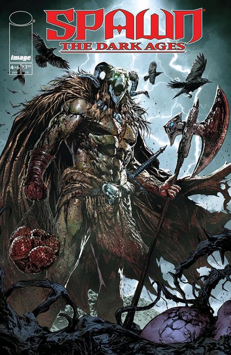 SPAWN THE DARK AGES #4 (OF 6) CVR B RAYMOND GAY VAR ISBN: 70985304478900421 - Release Date: 3/18/26