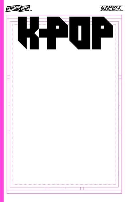 K-POP SKETCHBOOK (ONE SHOT) GLITTER PINK ISBN: 61072111021900111 - Release Date: 1/14/26