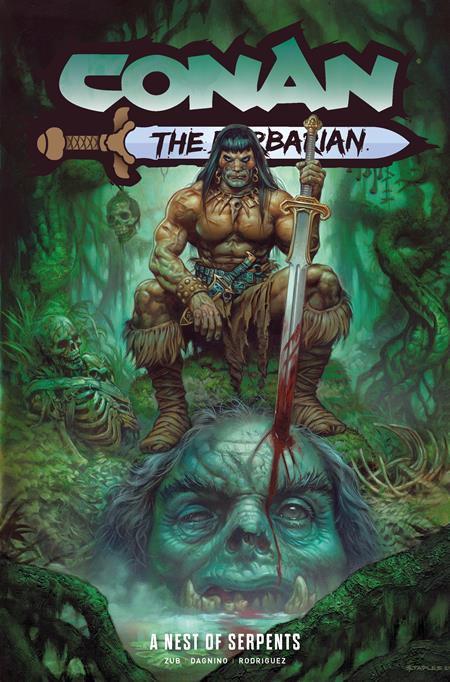CONAN THE BARBARIAN TP VOL 06 A NEST OF SERPENTS DIRECT MARKET EDITION GREG STAPLES CVR (MR) ISBN: 978178774468451799 - Release Date: 1/7/26