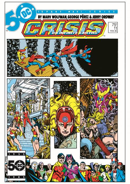 CRISIS ON INFINITE EARTHS #11 FACSIMILE EDITION CVR A GEORGE PEREZ  - Release Date:  2/19/25