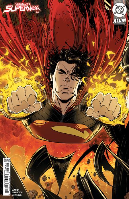 ABSOLUTE SUPERMAN #4 CVR F KAARE ANDREWS CARD STOCK VAR  - Release Date:  2/5/25