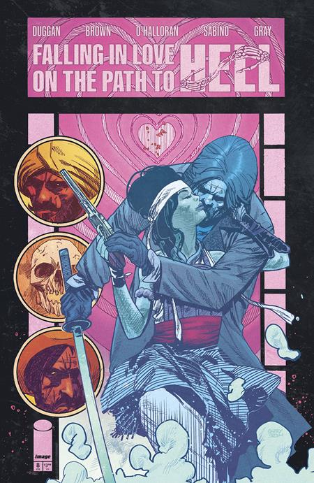 FALLING IN LOVE ON THE PATH TO HELL #8 CVR A GARRY BROWN (MR)  - Release Date:  3/19/25