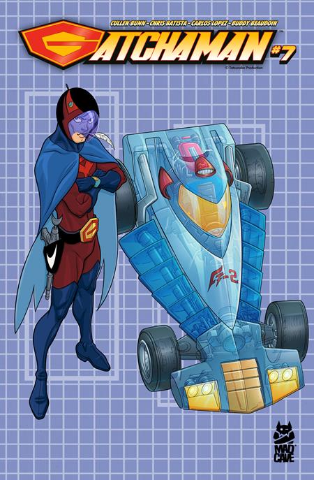 GATCHAMAN #7 CVR B CHRIS BATISTA BLUEPRINT JOE AND G-2 VAR  - Release Date:  2/26/25