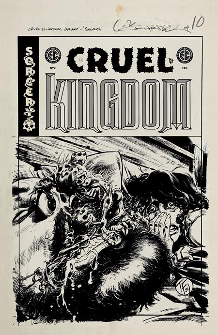 1:20 EC CRUEL KINGDOM #2 (OF 5) CVR D INC 1:20 TOM FOWLER B&W ARTIST EDITION VAR  - Release Date:  2/5/25