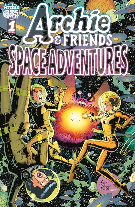 ARCHIE & FRIENDS #20 SPACE ADVENTURES CVR B ANDREW PEPOY JASON MILLET VAR ISBN: 76281623772700121 - FOC DATE: 2/2/26  - Release Date: 2/25/26