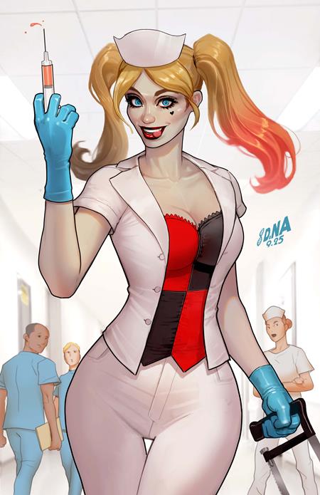 HARLEY QUINN #59 CVR B DAVID NAKAYAMA CARD STOCK VAR ISBN: 76194137281505921 - FOC DATE: 2/2/26  - Release Date: 2/25/26