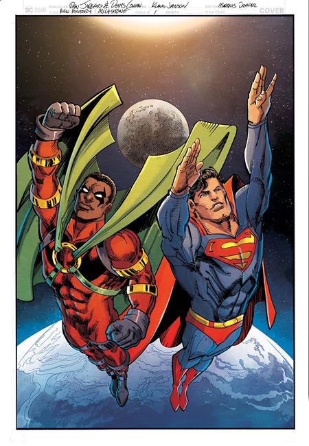NEW HISTORY OF THE DC UNIVERSE THE DAKOTA INCIDENT #1 (ONE SHOT) CVR B DENYS COWAN & DAN JURGENS CARD STOCK VAR ISBN: 76194139650700121 - FOC DATE: 2/2/26  - Release Date: 2/25/26