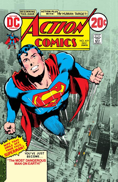 ACTION COMICS #419 FACSIMILE EDITION CVR A NEAL ADAMS ISBN: 76194139477000111 - Release Date: 2/25/26