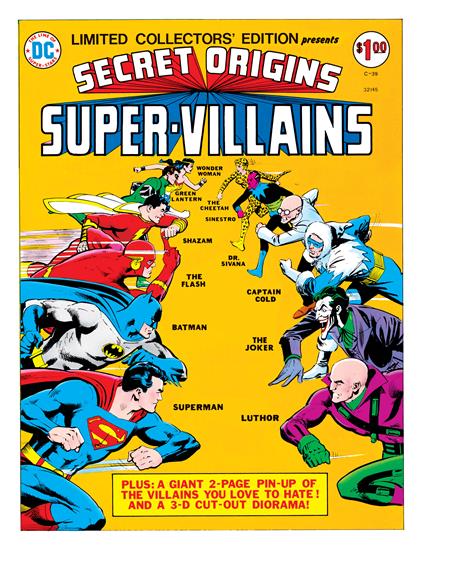 LIMITED COLLECTORS EDITION #39 SECRET ORIGINS SUPER-VILLAINS FACSIMILE EDITION CVR A DICK GIORDANO ISBN: 76194139513500111 - FOC DATE: 2/2/26  - Release Date: 2/25/26