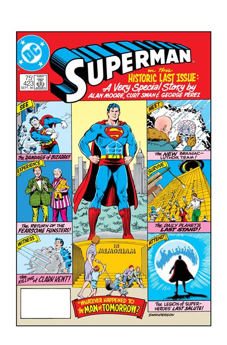 SUPERMAN #423 FACSIMILE EDITION CVR A CURT SWAN (WHATEVER HAPPENED TO THE MAN OF TOMORROW PART 1 OF 2) ISBN: 1225DC0207 - Release Date: 2/11/26