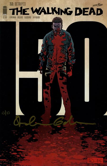 DF WALKING DEAD #150 ELITE GOLD SIGNATURE SERIES SIGNED BY STEFANO GAUDIANO ISBN: 72513036339800111 - Release Date: 2/25/26