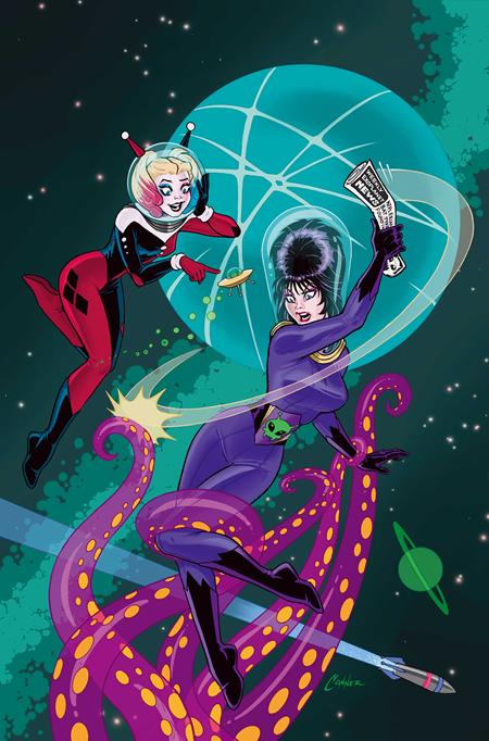 HARLEY QUINN X ELVIRA #5 CVR G AMANDA CONNER TENTACLES LTD VIRGIN VAR ISBN: 72513035710605071 - FOC DATE: 2/2/26  - Release Date: 3/4/26