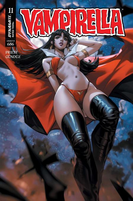 VAMPIRELLA #11 CVR B DERRICK CHEW VAR ISBN: 72513035358011021 - FOC DATE: 2/2/26  - Release Date: 2/25/26