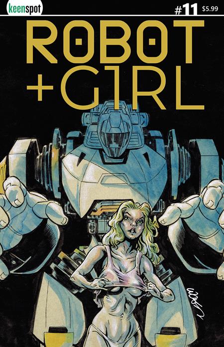 ROBOT + GIRL #11 CVR C JOHN LUCAS BAGGED WITH TRADING CARD VAR ISBN: 70712974110301131 - Release Date: 2/25/26