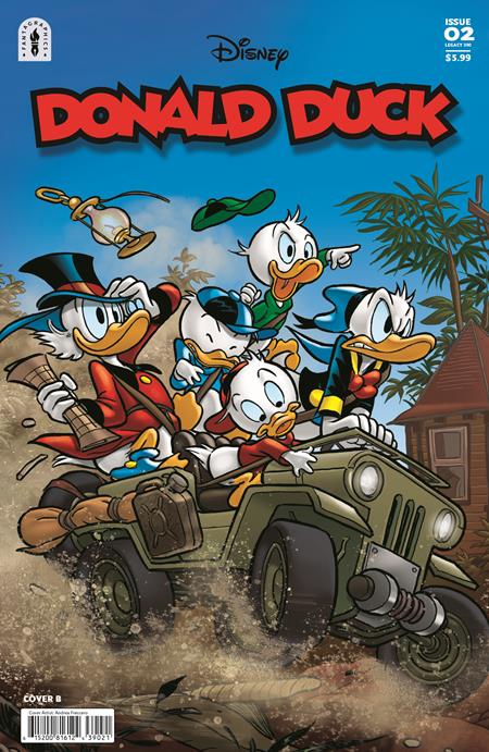 DONAD DUCK LEGACY #390 MASTER OF DISASTER CVR B ANDRES FRECCERO VAR ISBN: 61520081612439021 - Release Date: 2/11/26