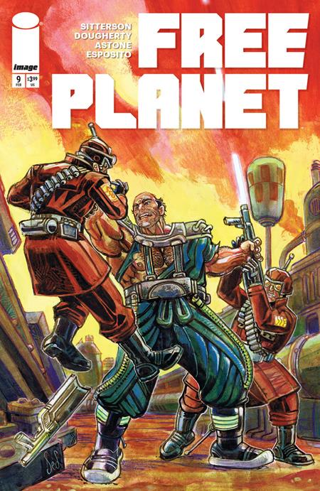 FREE PLANET #9 CVR B JED DOUGHERTY VAR ISBN: 70985304314000921 - Release Date: 2/11/26