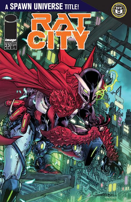 SPAWN RAT CITY #23 CVR A HARVEY TOLIBAO ISBN: 70985303966202311 - FOC DATE: 2/23/26  - Release Date: 3/18/26