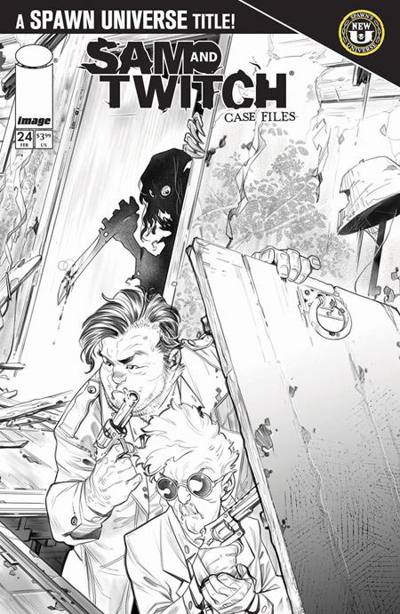 SPAWN SAM AND TWITCH CASE FILES #24 CVR B IG GUARA B&W VAR ISBN: 70985303953202421 - Release Date: 2/4/26