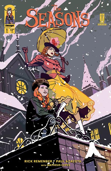 SEASONS #9 CVR A PAUL AZACETA ISBN: 70985304231000911 - FOC DATE: 2/16/26  - Release Date: 3/11/26