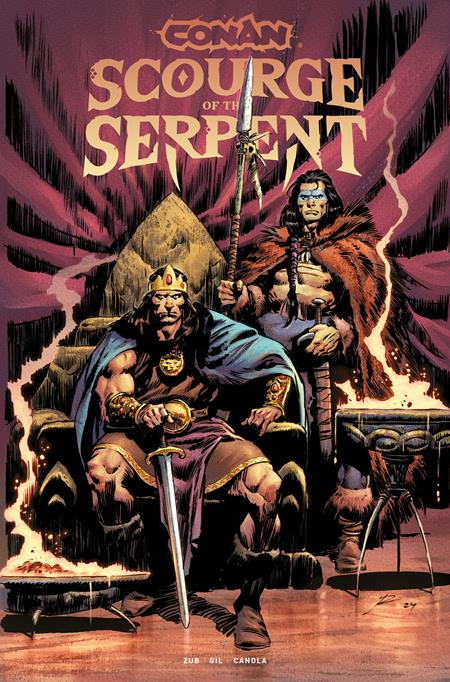 CONAN THE BARBARIAN SCOURGE OF THE SERPENT #1-4 PACK (MR) Limited to 800 copies Allocations May Occur ISBN: 65946048637600111 - FOC DATE: 2/9/26  - Release Date: 3/4/26